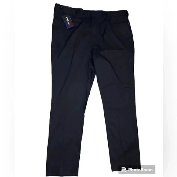 RLX Ralph Lauren Athletic Tailored Fit Black 5 Pocket Pants sz  40x32 - Picture 1 of 11